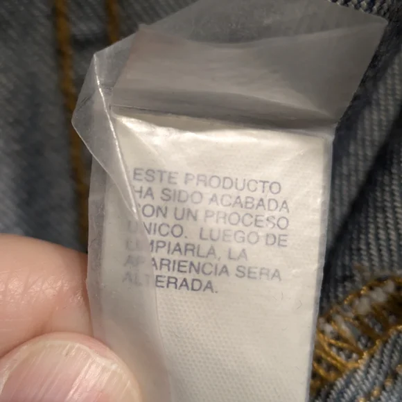 Tommy Hilfiger  Blue Denim Jacket XL NWT - Picture 5 of 7